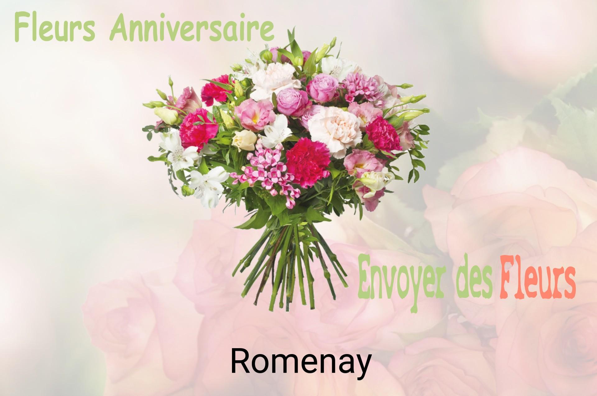 Bouquet de fleurs d’anniversaire livré à Romenay
